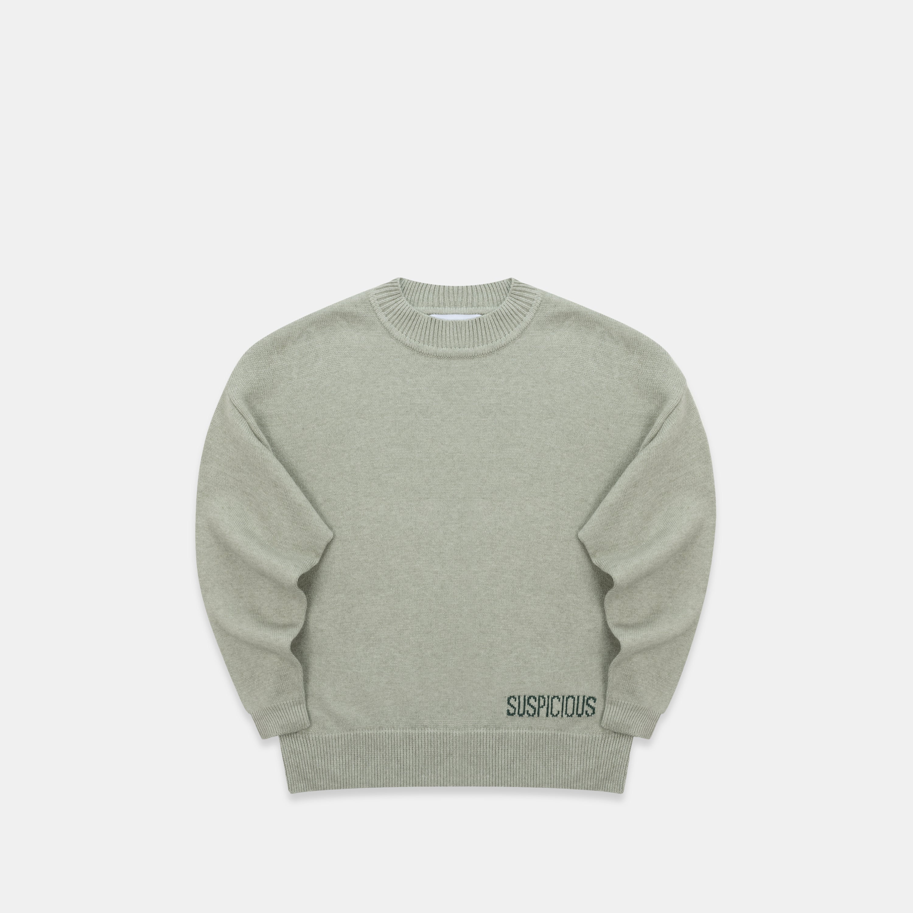 Core High Neck Knit - Frosted Green – Suspicious Antwerp