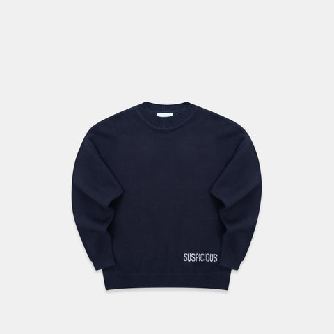 Winter2 / Core High Neck Knit - Navy
