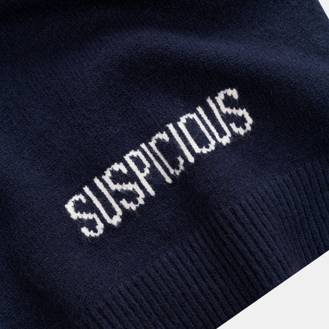 Winter2 / Core High Neck Knit - Navy