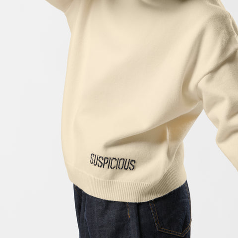 Winter2 / Core High Neck Knit - Off-White