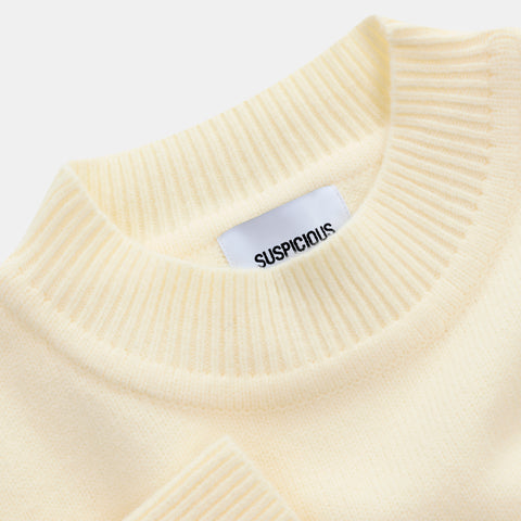 Winter2 / Core High Neck Knit - Off-White