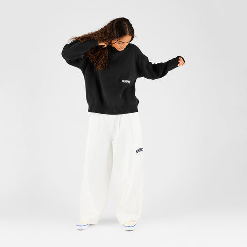 End Of Summer / Core Knitted Crew - Black