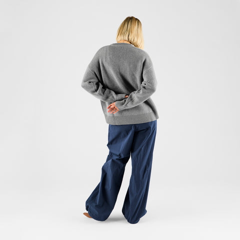 End Of Summer / Core Knitted Crew - Grey