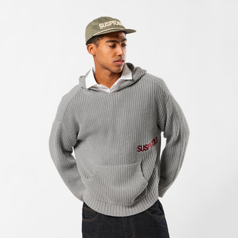 Fall / Core Knitted Hoodie - Neutral Heather