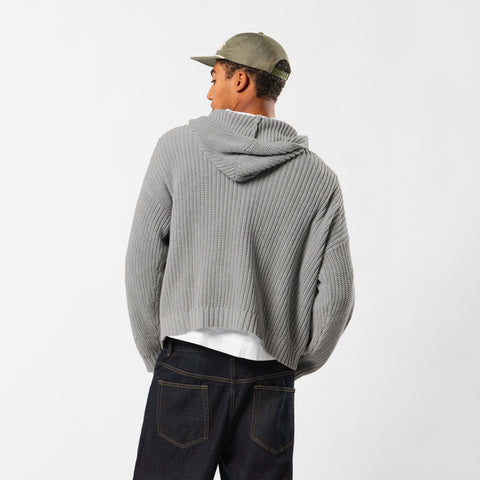 Fall / Core Knitted Hoodie - Neutral Heather