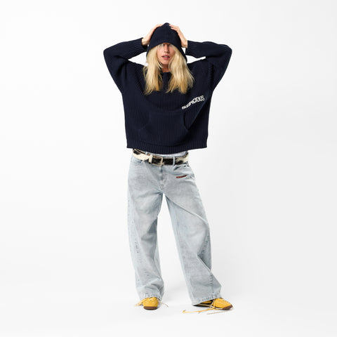 Fall / Core Knitted Hoodie - Nightfall