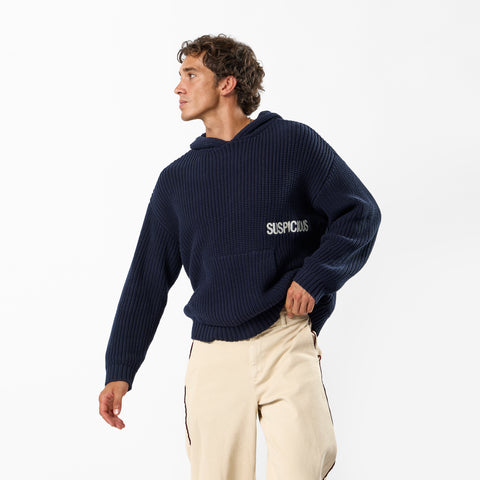 Fall / Core Knitted Hoodie - Nightfall