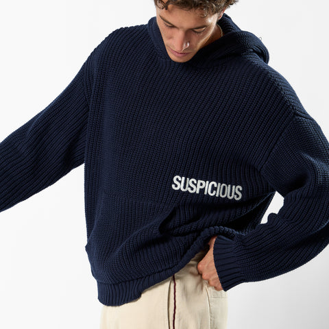 Fall / Core Knitted Hoodie - Nightfall