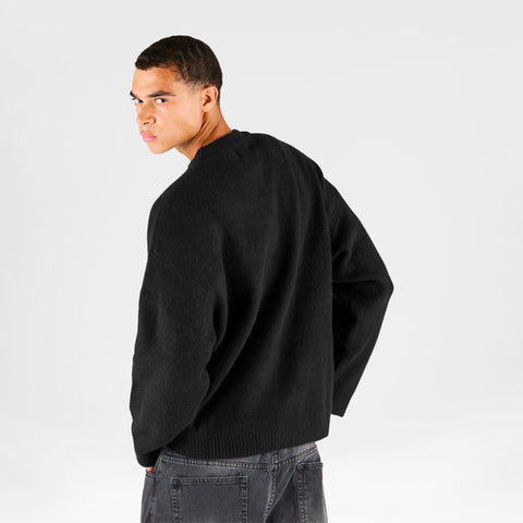 Fall 1 / Core Knitted Sweat - Black