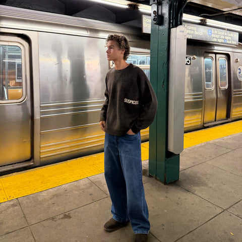 Winter1 / Core Knitted Sweat - Espresso