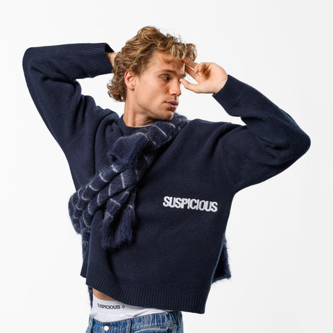 PL / Core Knitted Sweat - Navy