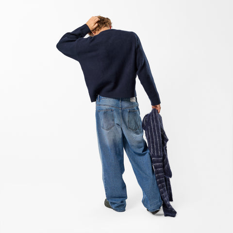 PL / Core Knitted Sweat - Navy