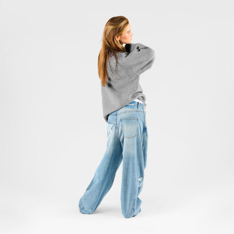 Fall 1 / Core Knitted Sweat - Neutral Heather
