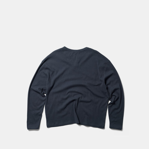 Core / Core Ribbed Henley Longsleeve - Nightfall