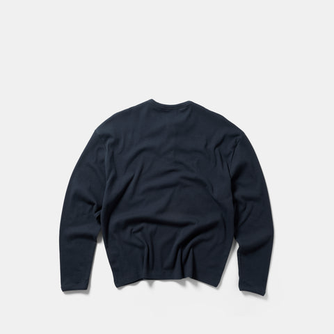 PL / Core Ribbed Henley Longsleeve - Nightfall