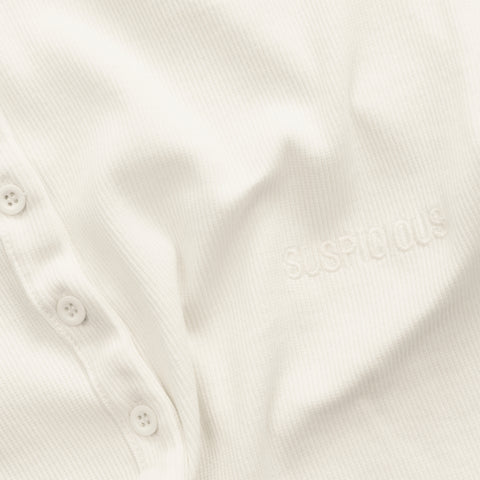 Core / Core Sleeveless Button Tank - Natural