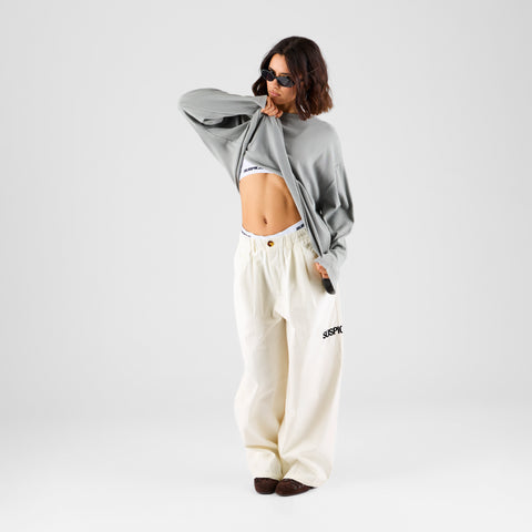 Core / Core Studio Pleated Pants - Natural