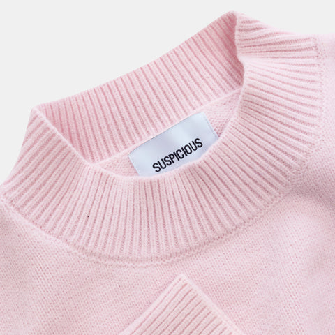 Winter2 / Core W High Neck Knit - Icy Orchid