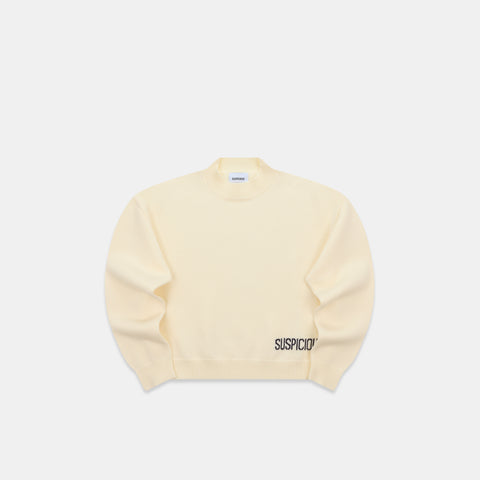 Winter2 / Core W High Neck Knit - Off-White