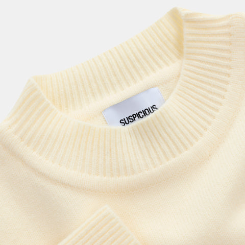 Winter2 / Core W High Neck Knit - Off-White
