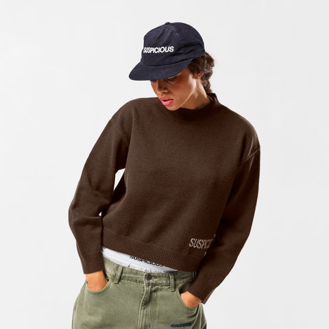 Winter2 / Core W High Neck Knit - Espresso