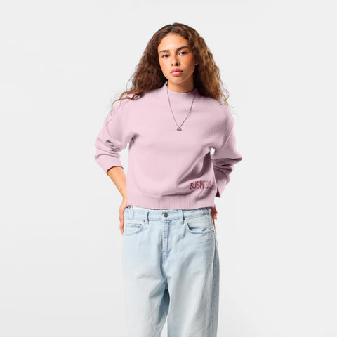 Winter2 / Core W High Neck Knit - Icy Orchid