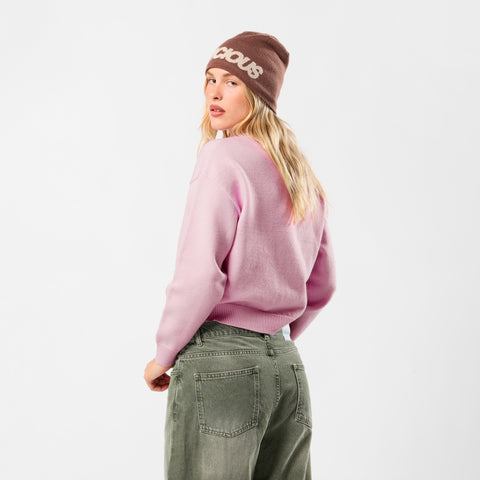 Winter2 / Core W High Neck Knit - Icy Orchid