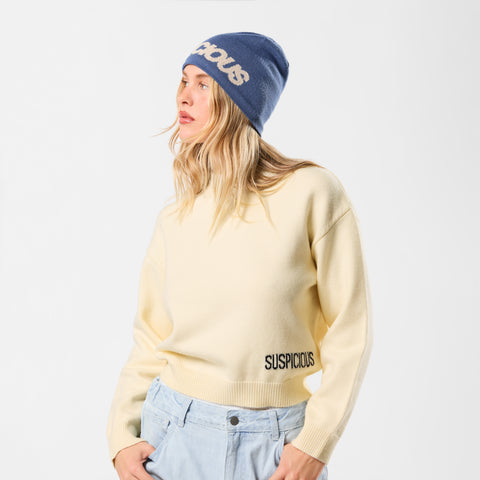 Winter2 / Core W High Neck Knit - Off-White