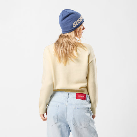 Winter2 / Core W High Neck Knit - Off-White