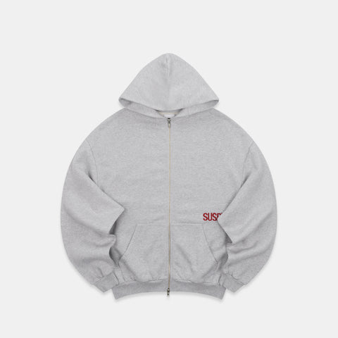 Fall / Core Zip-Up Hoodie - Neutral Heather