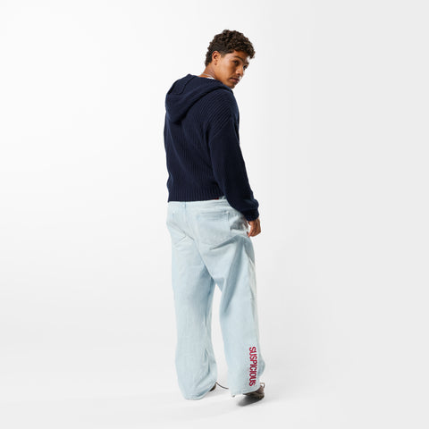 Fall / Core Zip-Up Knitted Hoodie - Nightfall