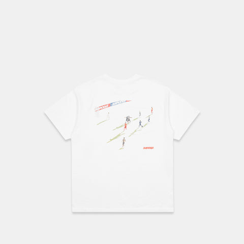 Football / Counter Tee - White