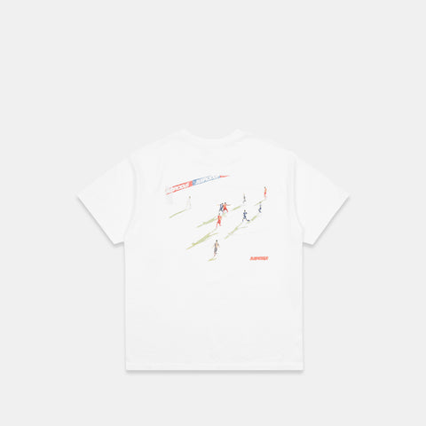 Football / Counter Tee - White