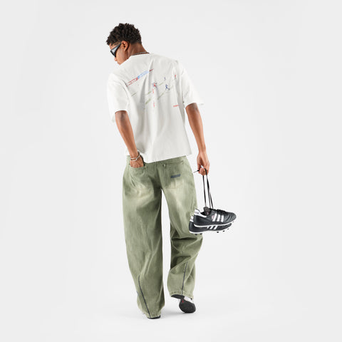 Football / Counter Tee - White