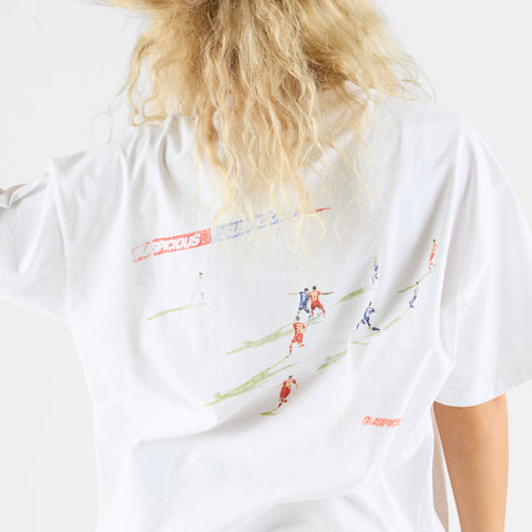 Football / Counter Tee - White