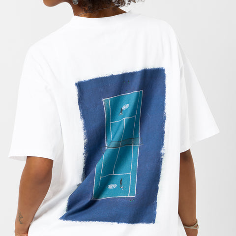 Bestsellers Variants / Court Vision Tee - White & Nightfall