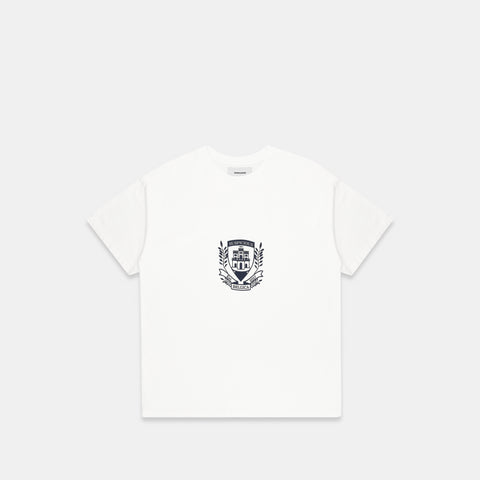 Football / Crest Tee - White - Nightfall
