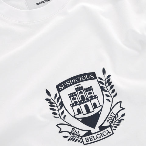Football / Crest Tee - White - Nightfall