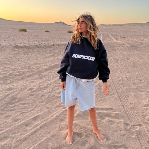 Spring / Slanted Crewneck - Nightfall