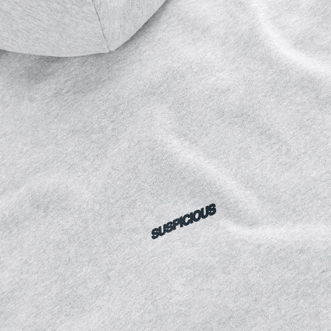 Football / Emblem Hoodie - Neutral Heather