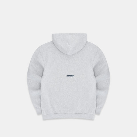 Football / Emblem Hoodie - Neutral Heather