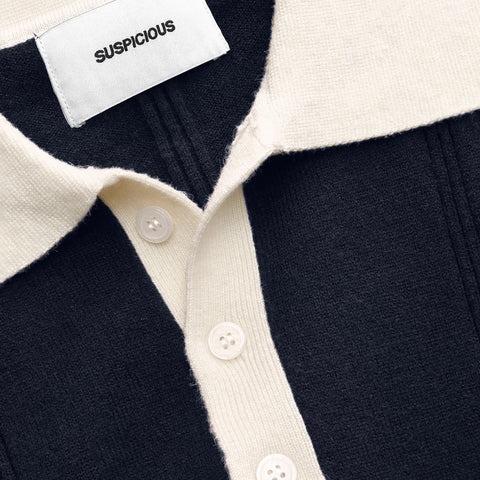 Football / Knitted Football Polo - Nightfall