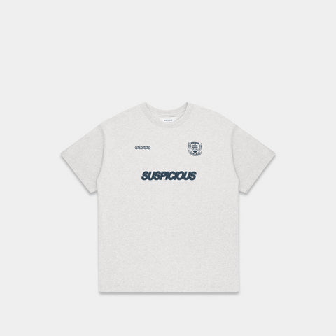 Football / Oversized Match Tee - Neutral Heather