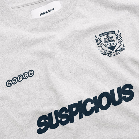 Football / Oversized Match Tee - Neutral Heather