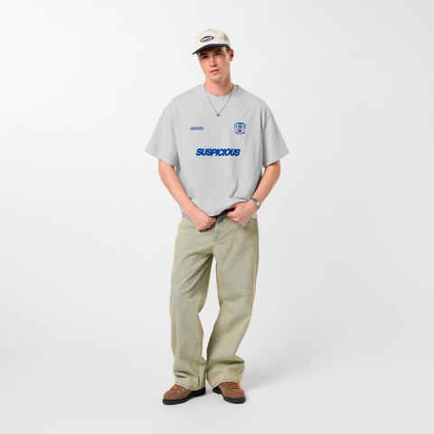 Bestsellers Variants / Emblem Tee - Ash & Big Blue