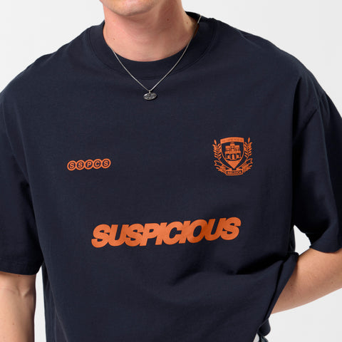 Bestsellers Variants / Emblem Tee - Nightfall & Orange