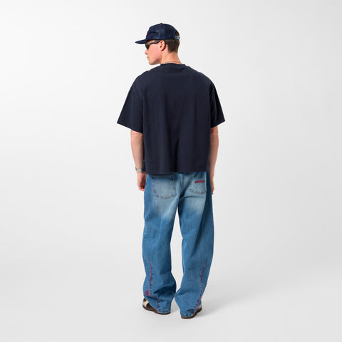 Bestsellers Variants / Emblem Tee - Nightfall & Orange