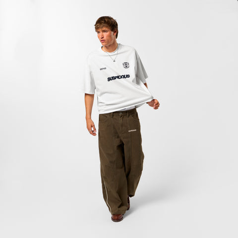 Bestsellers Variants / Emblem Tee - White & Nightfall