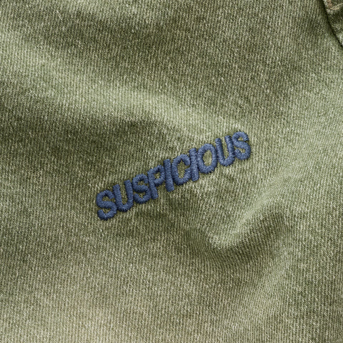 Softground / Essentials Baggy Jeans - Washed Matcha