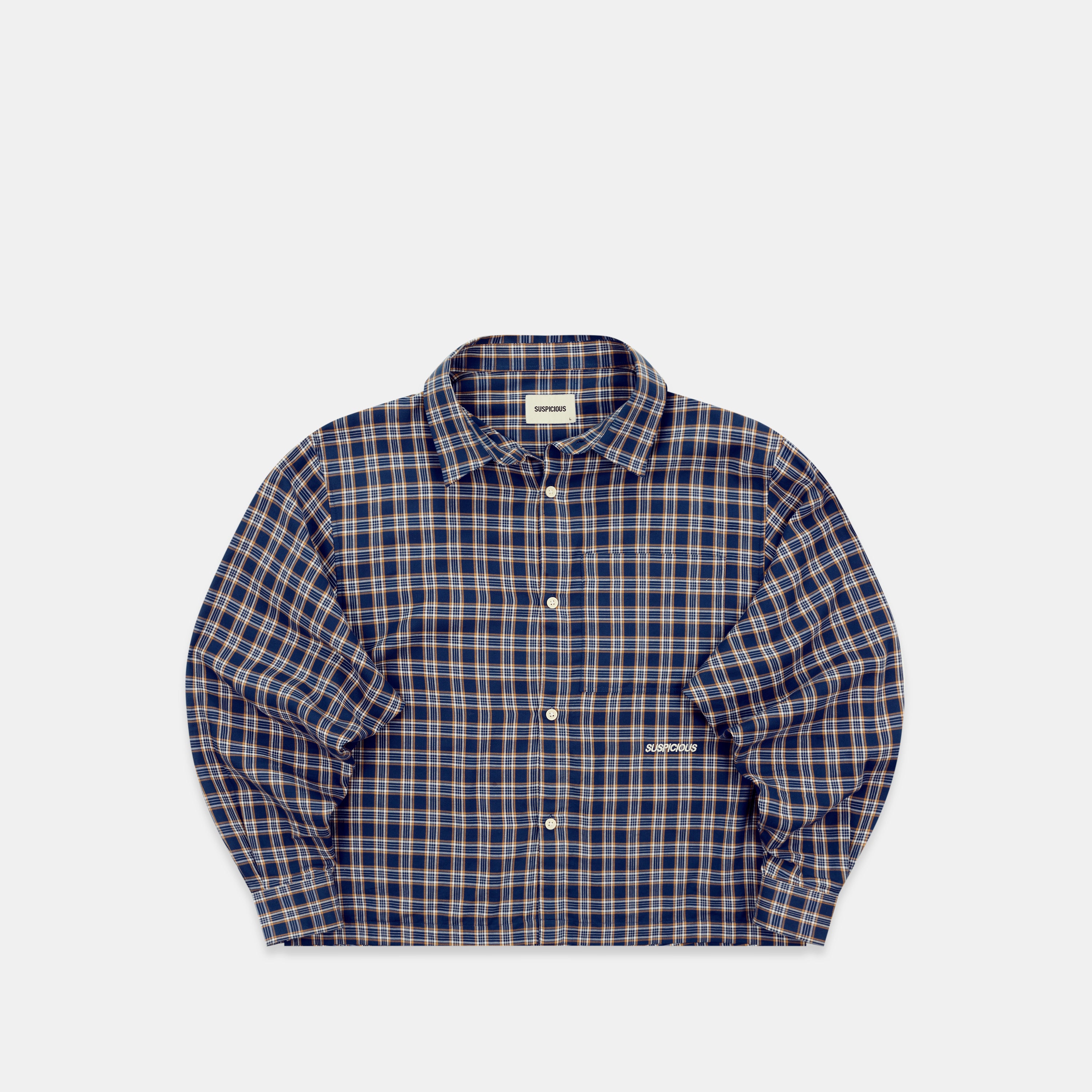 Essentials Checked Shirt - Checkered – Suspicious Antwerp